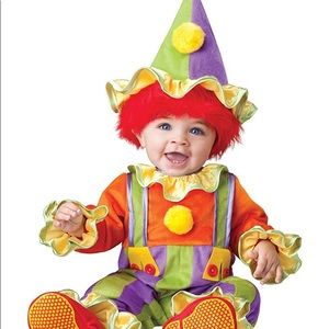 Baby cuddle clown costume